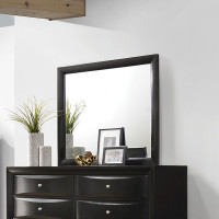 Coaster Furniture 200704 Briana Rectangle Dresser Mirror Black